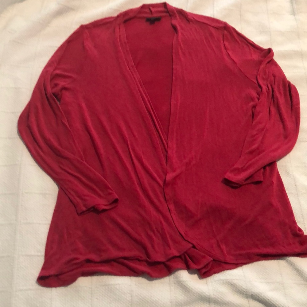 JJill Wearever collection open front cardigan